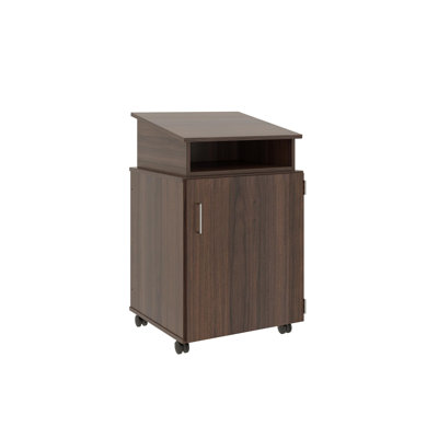 Piédestal Teacher Podium avec rangement pour armoire et plateau incliné