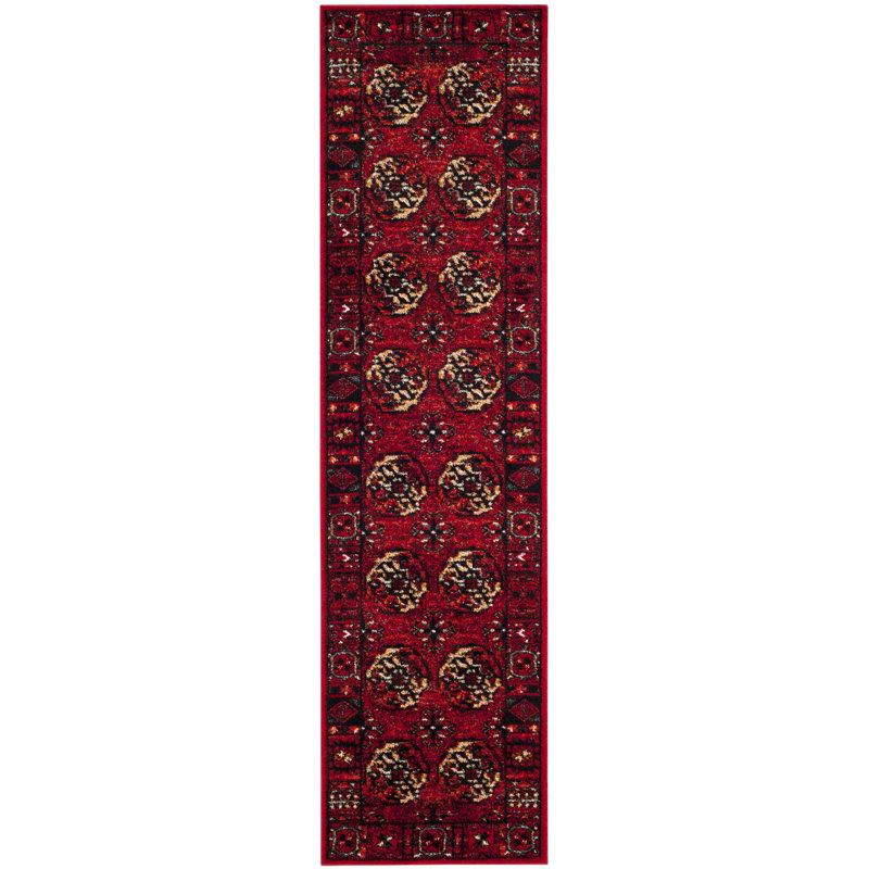 Donoban Vintage Hamadan Performance Oriental Rug, Runner 2'3" x 8'