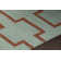 Chevella Authentic Flatweave Handmade Green & Orange Modern Geometric Reversible Wool & Cotton Area Rug