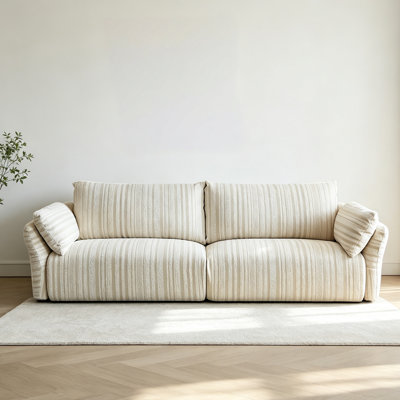 Retro Striped Sofa