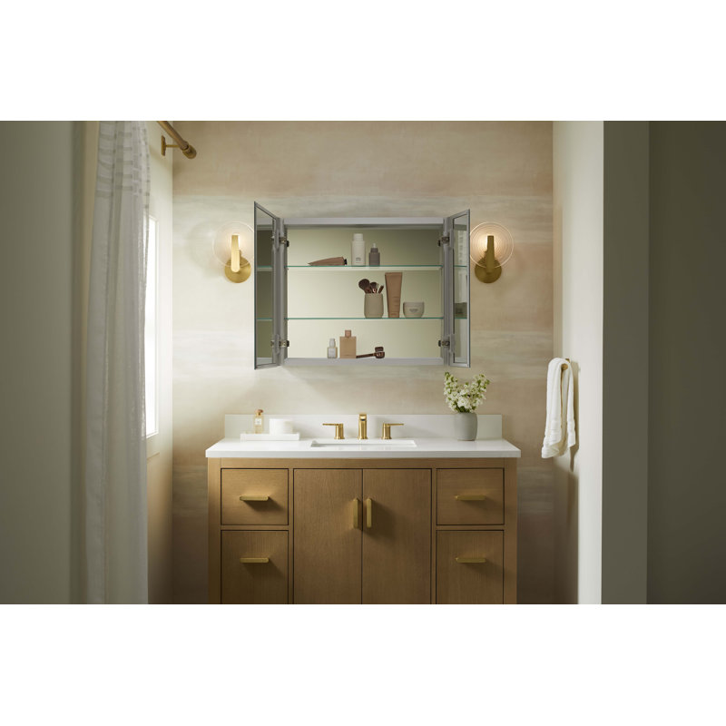 Embark Premium. Rectangular Two-Door Medicine Cabinet, 26" H x 30" W x 4" D