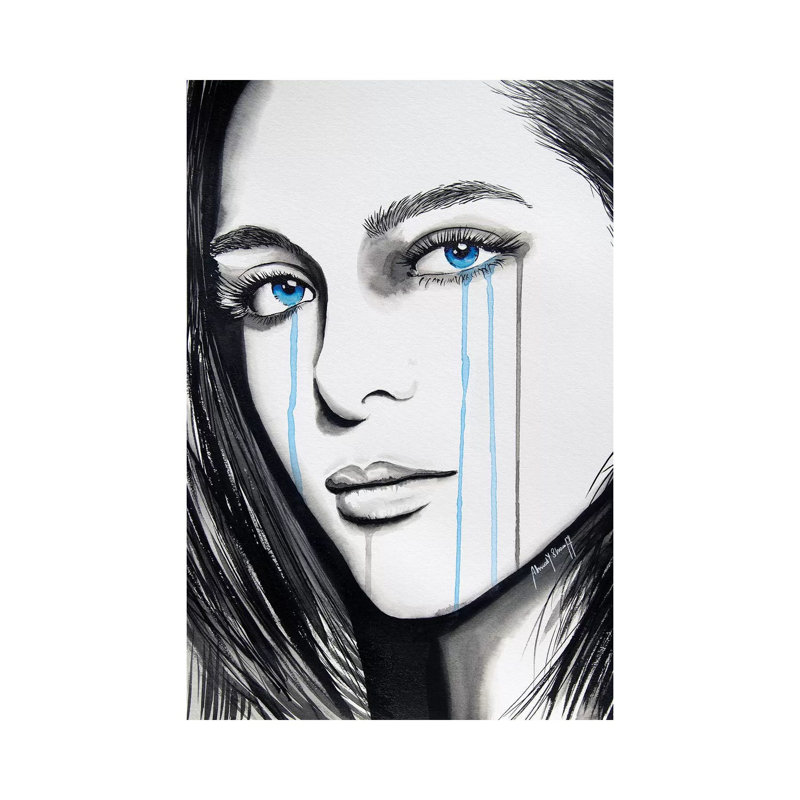 La Femme De Mon Ami II by Ahmad Shariff - Wrapped Canvas Print, 66.04 cm H x 45.72 cm W x 1.91 cm D
