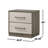 2-Drawer Nightstand With Floating Base Design