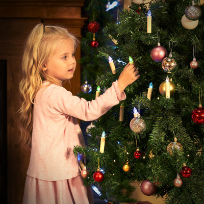 30-tlg. Weihnachtsbaumkerzen-Set
