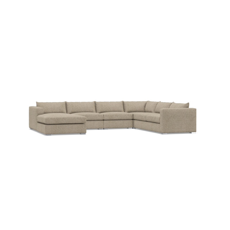 Sectional, Tan Boucle