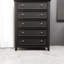 Commode 5 tiroirs noir, commode 5 tiroirs, commode et armoire de rangement