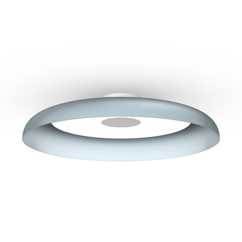 Plafonnier encastré Nivél, Bleu ardoise, H 2,75 po x l 22 po x P 22 po