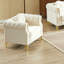 Canapé Chesterfield en velours avec coussins ronds-877945507