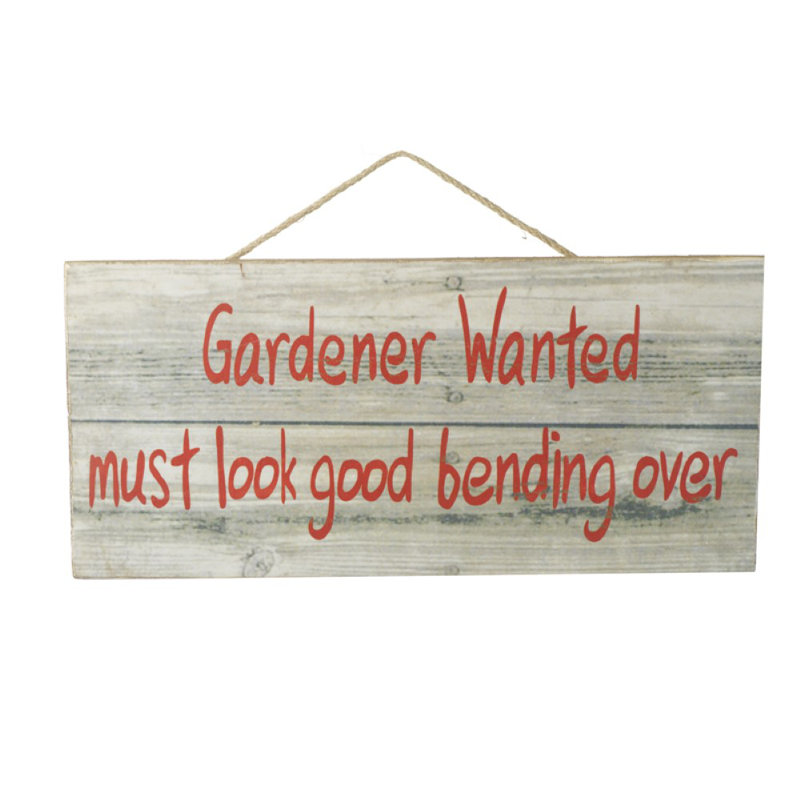 Gardener Wanted Sign
