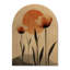 Mid-Century Tulips Flower by the Sun - Art mural en bois botanique-134338444-134338442