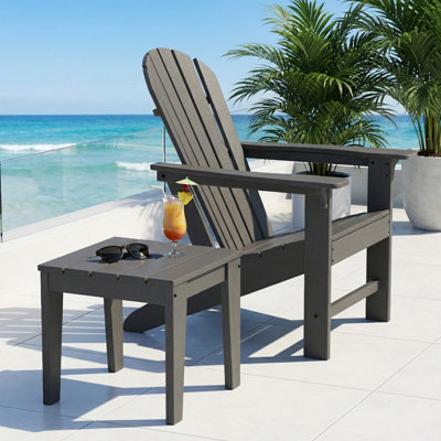 Addy Outdoor Adirondack Set