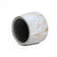 Ensemble de pots de fleurs ronds 15 pièces P 15,8 po, blanc brun imitation marbre avec trou de drainage-672093820-672093821