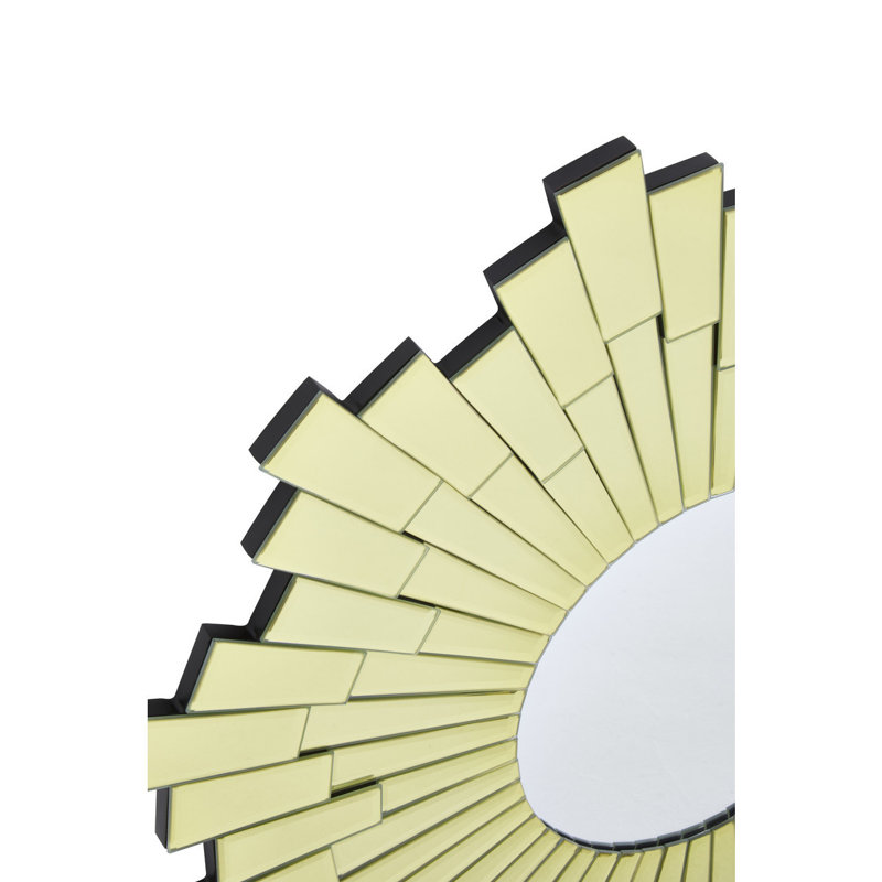Michele Solid Wood Flat Wall Mirror