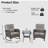 Artiana Wicker 2 - Person Patio Conversation Set with Cushions-1241811351-1252382843