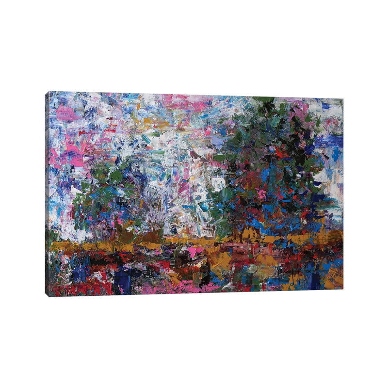 Landscape V by Joseph Marshal Foster - Wrapped Canvas Painting, 20.32 cm H x 30.48 cm W