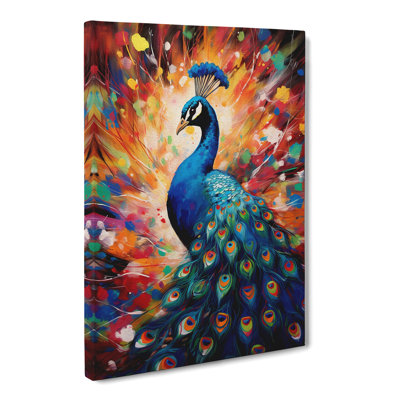 Peacock Abstract No.2 - No Frame Print