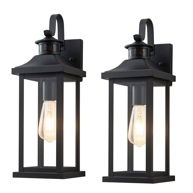 Motion Sensor Dusk to Dawn Outdoor Wall Lantern 