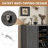 Fluted Door Shoe Cabinet, 5-Tier Entryway Storage Bench with Adjustable Shelves-221428762-234608851
