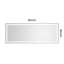 Miroir de salle de bain 96 x 36 pouces à DEL avec cadre en aluminium, miroir de meuble-lavabo mural, anti-buée, mémoire, 3 couleurs, réglable en continu-1109866080-1109866395