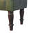Walnut Green Leather Bedroom Bench