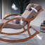 Chaise berçante en bois massif-98947194