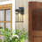 Schock  Seeded Glass Outdoor Wall Light With Dusk to Dawn-518601389