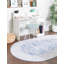 Tapis transitionnel de couleur bleu-gris-1021911802