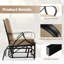 Chaise coulissante en métal avec coussins Milvio