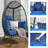 Dakota Fields Wicker Egg Chair Outdoor Indoor