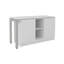 White 2-Shelf Desk With Space-Saving Design