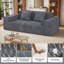 2 Seater Corduroy Loveseat-826838210
