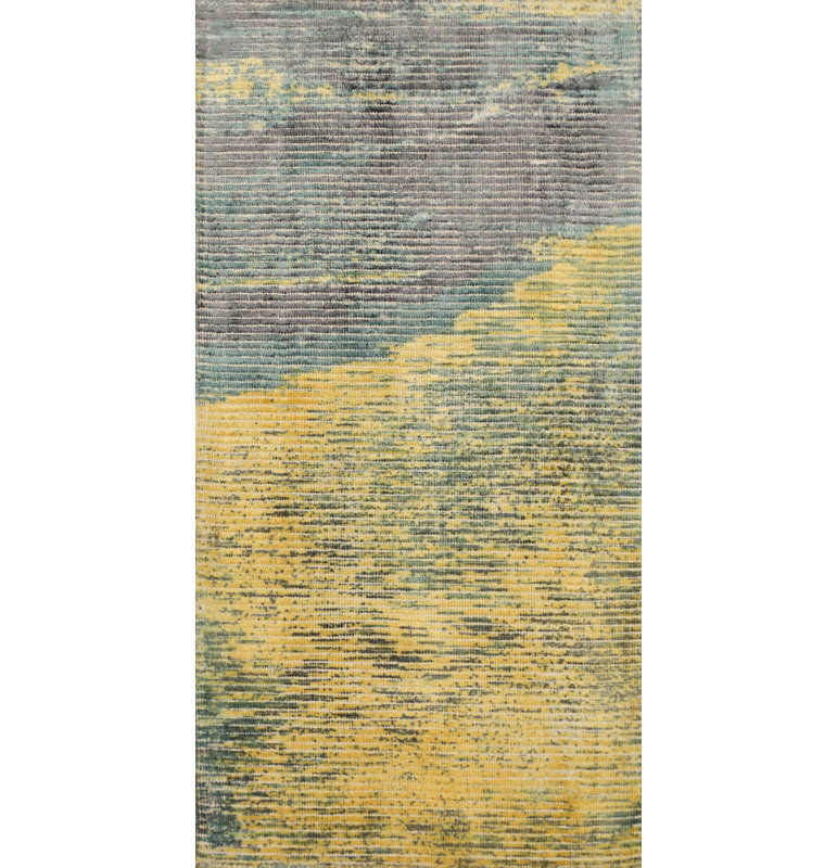 Handmade Abstract Oriental Rug 2x4