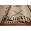 Grand tapis oriental marocain en treillis fait à la main 12 x 19