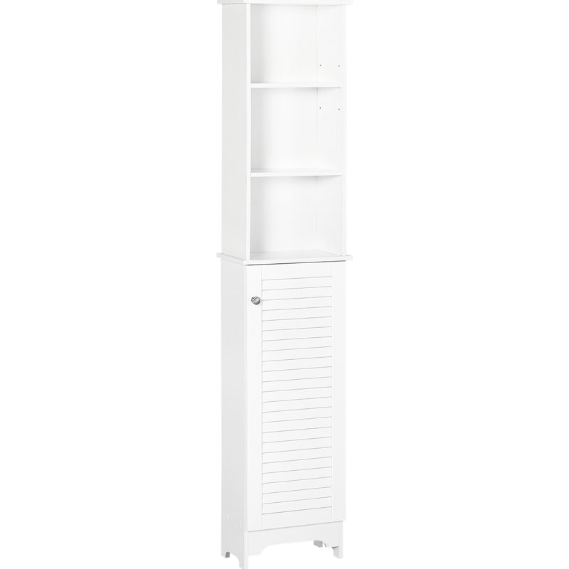 Armoire de salle de bain - 3 tablettes ouvertes pour une meilleure organisation