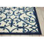 Tapis intérieur / extérieur bleu / ivoire à motif abstrait Sigel-19767177