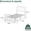 Structure de lit August Grove® Bronty-1187732134