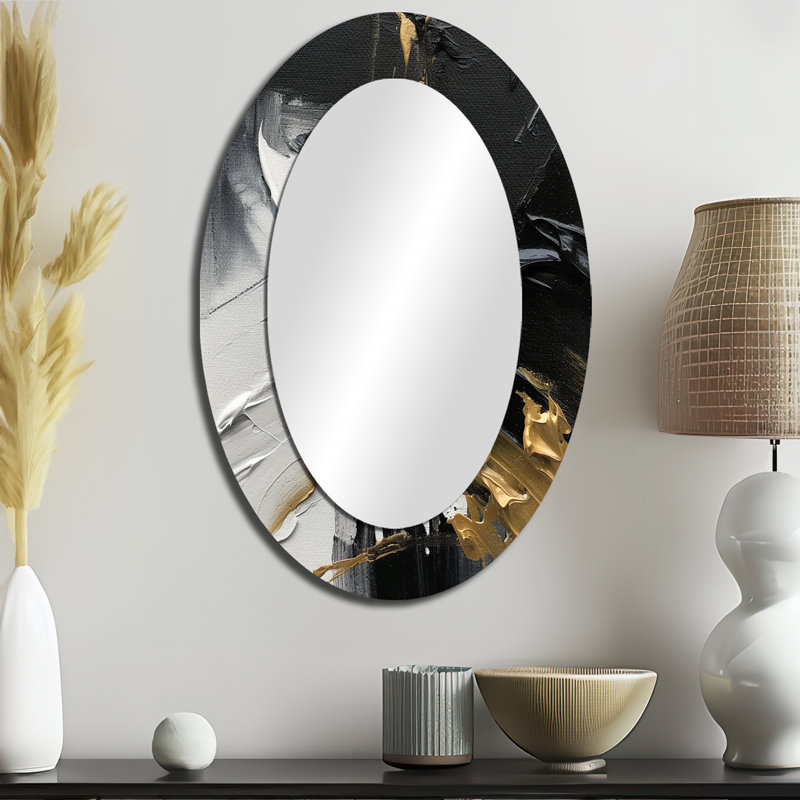 Miroir mural ovale exquis Darling, 36 po x 24 po