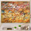 Terracotta Bliss Texture Abstract I - Art abstrait, peinture murale, salon-77865246-77865242