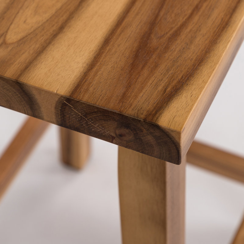 Counter Stool with Solid Wood Frame