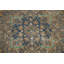 Tapis rétro persan Mashad à motif rétro surteint noué à la main 8 x 11