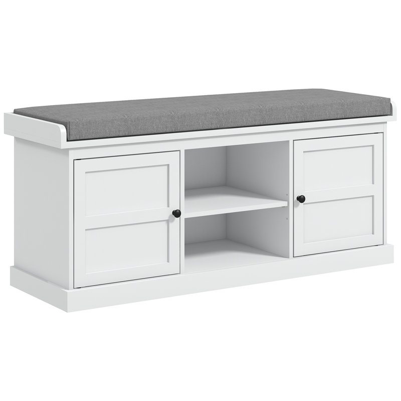 Anjanetta Polyester Blend Upholstered Storage Bench