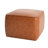 Luxury Tan Square Faux Leather With Comfortable Seating And Secure , Ideal For Living Rooms Elegant Pocket Coil Spring Cushions Suitable As A Decorative Piece-1617927054