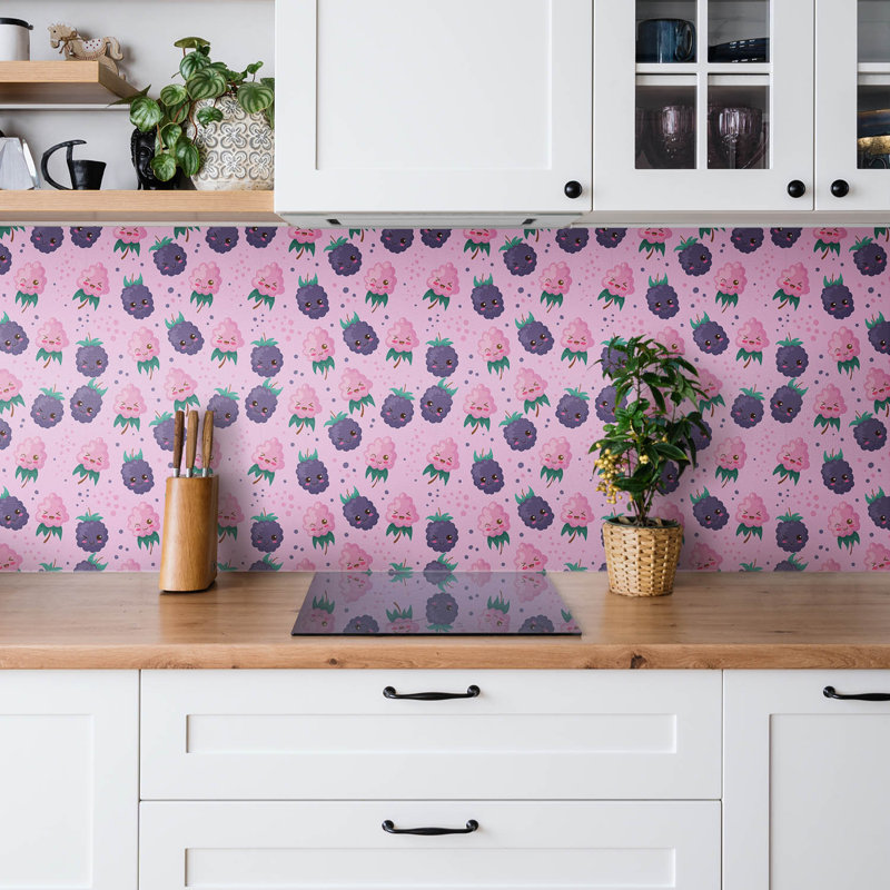 Lindamere 30 x 30 cm PVC Tile in Matte Pink