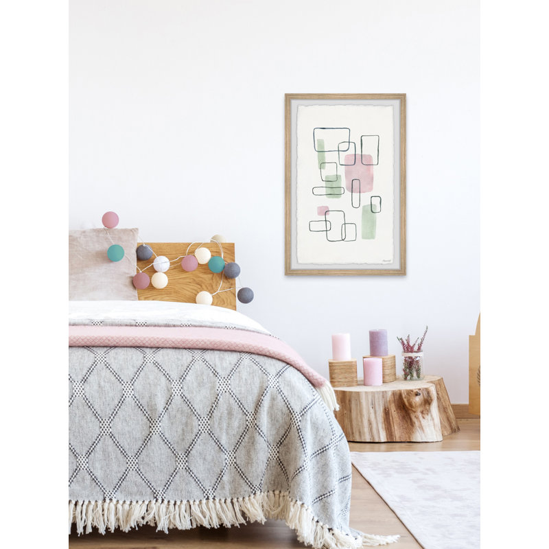 Pastel Shades - Single Picture Frame Painting, 61cm H x 41cm W x 3.81cm D