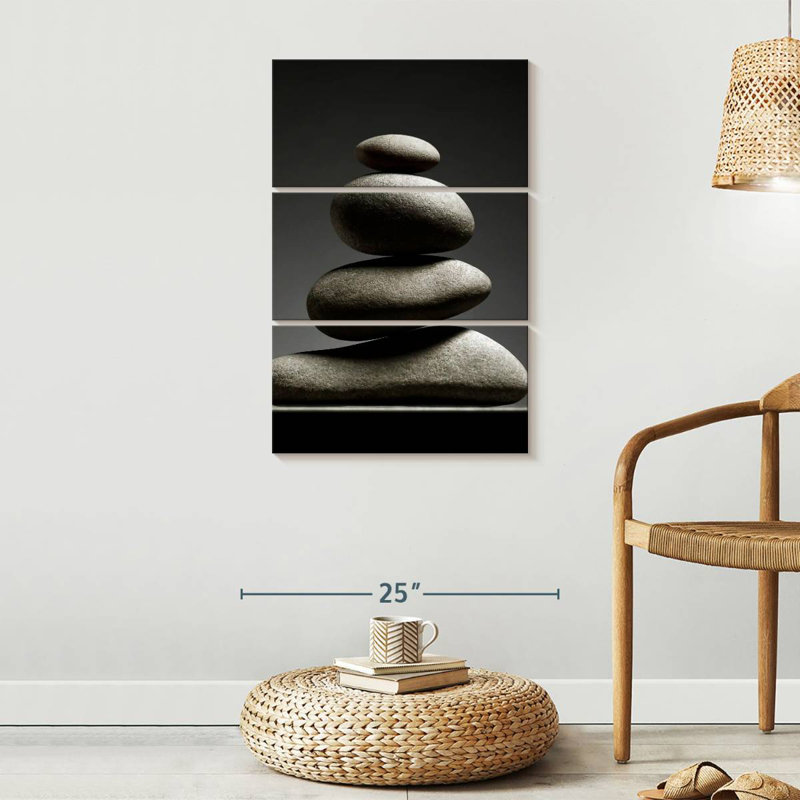  «Zen Stone Pile», H 32 po x l 20 po