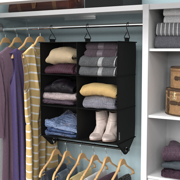Capsule Cube Hanging Organizer with Hang Rod