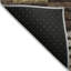 Tapis noir / brun / beige en polyester tissé à la machine Aleid-1546462722