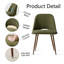 Ensemble de 2 chaises de salle à manger avec dossier ajouré vert olive-2106379098-2106379100
