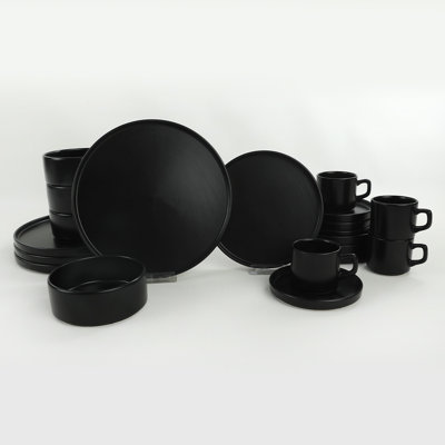 Ceramic Stoneware Dinnerware Set 20 Piece - Service for 4
