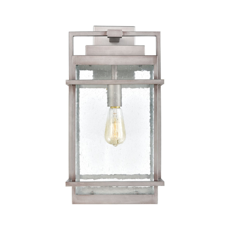 Breckenridge 22'' High 1-Light Outdoor Sconce - Weathered Zinc, 22" H x 10" W x 8" D